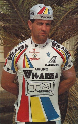 Ángel José hacia 1991 en el equipo wigarma