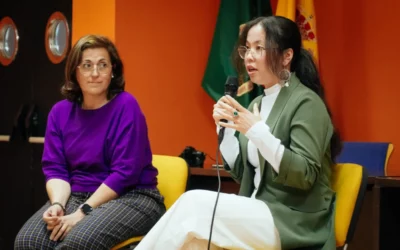 Adela Omid en el IES Rey Pelayo